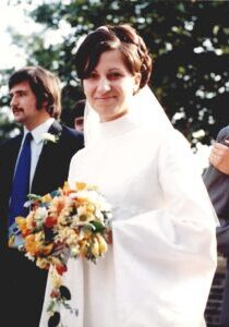 Krys Wedding My mum, Krystyna Skellon
